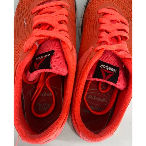 Reebok women 9 Nanoweb Z Rated Orange Lace Up Running Crossfit Shoes - Picture 5 of 7